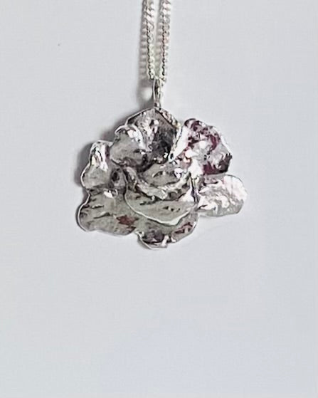 Finnish Rose, pendant, silver