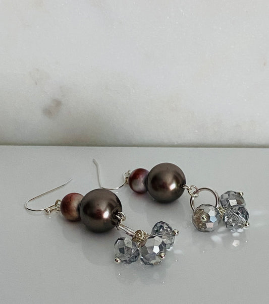 Ylva, pair of earrings, vintage